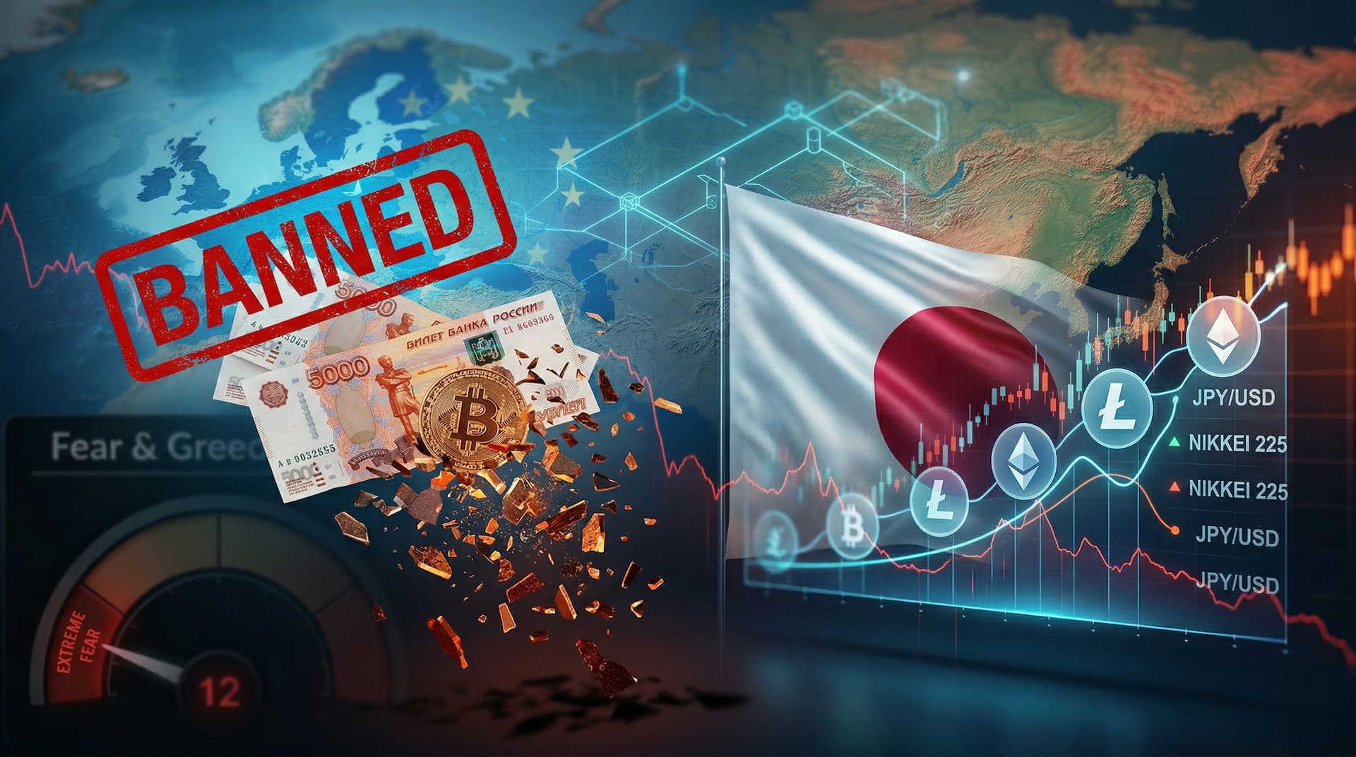 Russia Crypto Ban Japan MiCA Challenge EU Markets