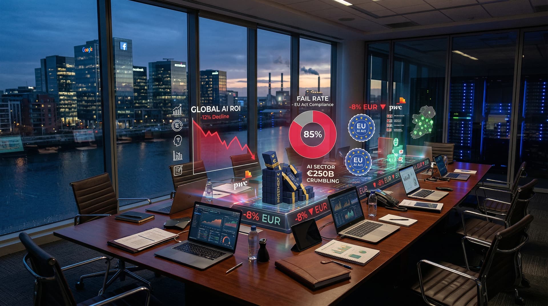 85% of Firms Face AI Profit Challenges Despite €250B Spend, PwC Reports