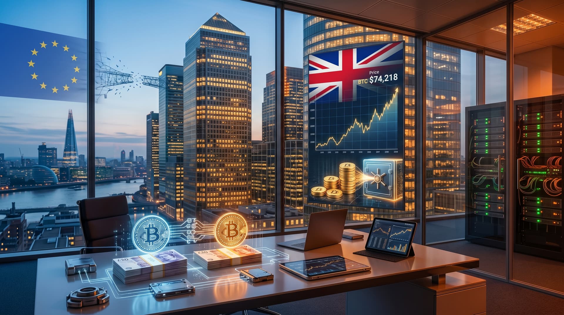 Stack BTC Bitcoin Purchase: Farage Firm Buys £2M at BTC $74,218 Peak