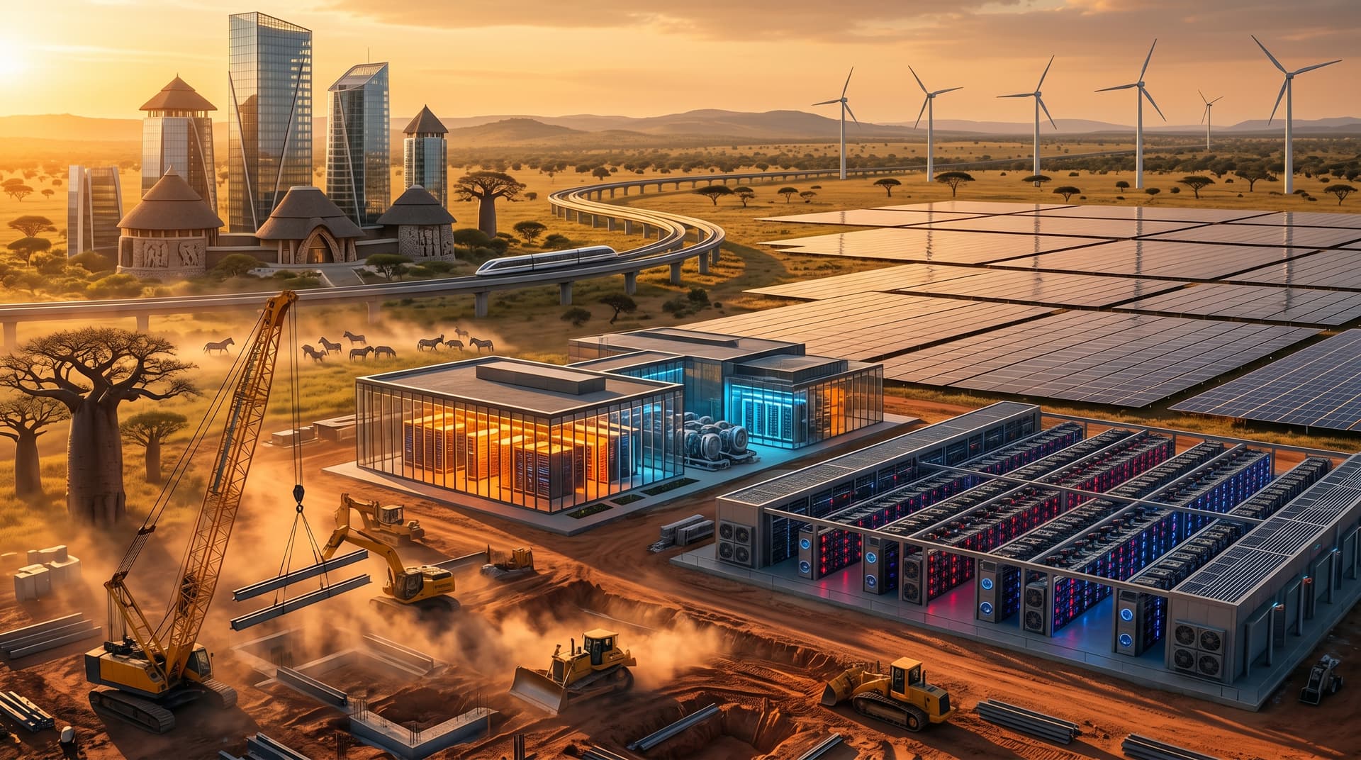 Zimbabwe Futuristic City Launches AI Factories, Crypto Hubs as BTC Dips 2.2%