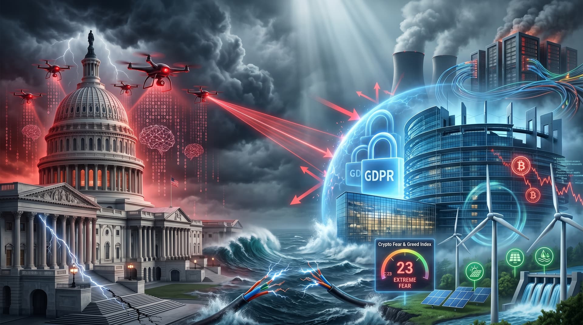 AI Surveillance Risks Stall FISA Section 702 Renewal as Crypto Fear Index Hits 23