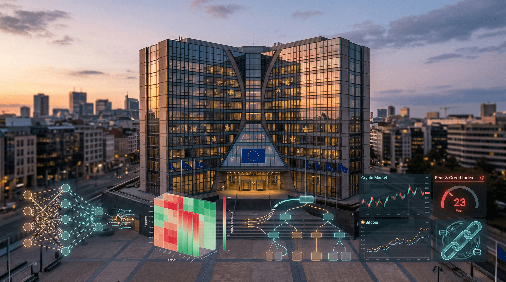 Interpretable AI Rules Advance as Crypto Fear Hits 23