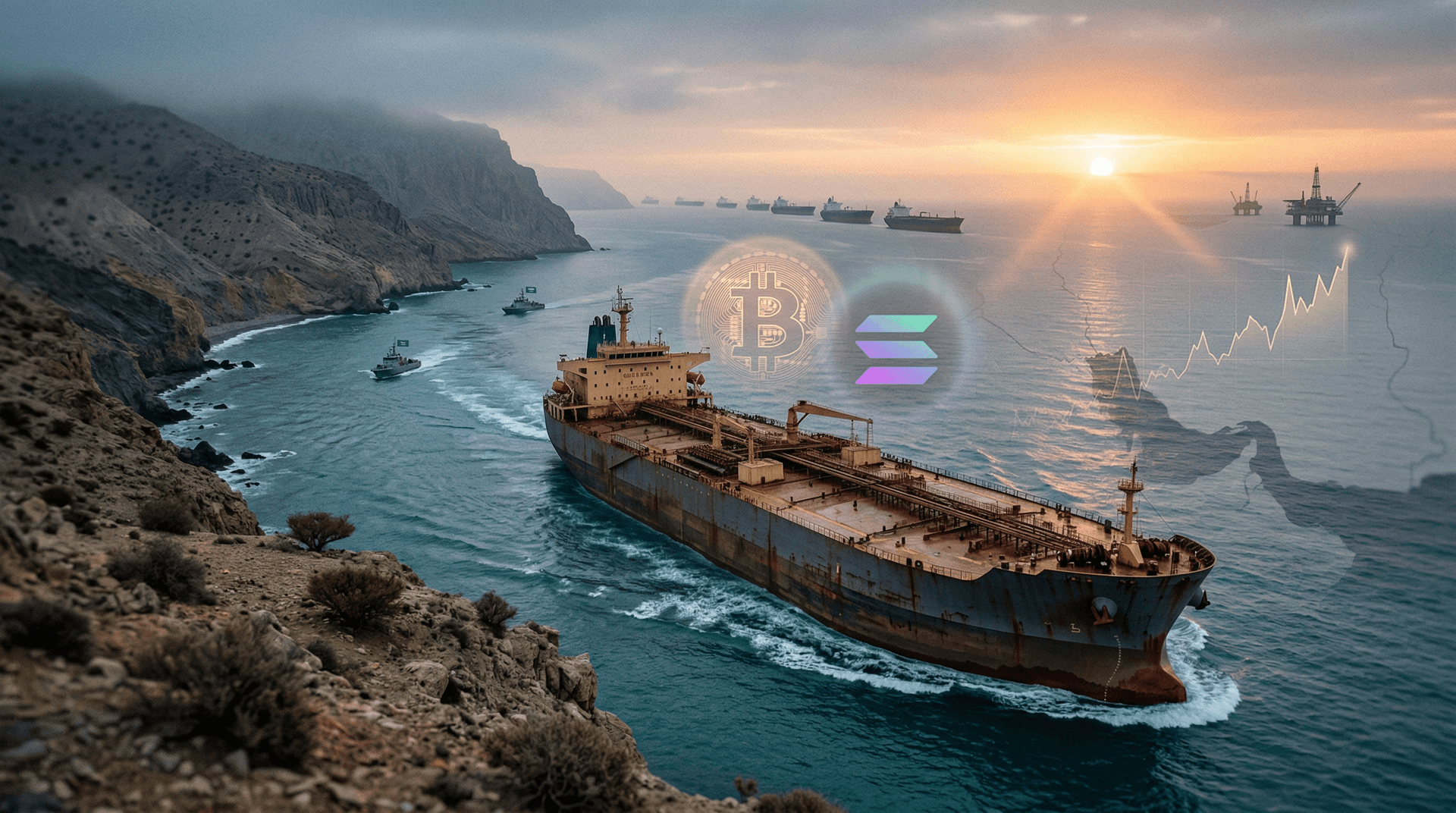 Iran's Crypto Tolls Ignite Bitcoin Surge, Threaten EU Oil Costs